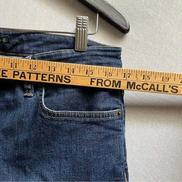 Lauren Ralph Lauren Modern Straight Curvy denim jeans Sz 12 - Picture 11 of 14